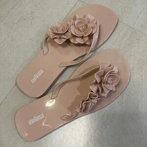 Melissa Flower Jelly Sandals - Pink Size 7